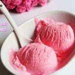 rose milk ice cream