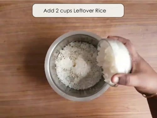 Cutlet using leftover rice