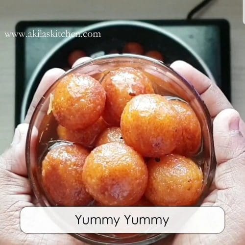 Rava gulab jamun