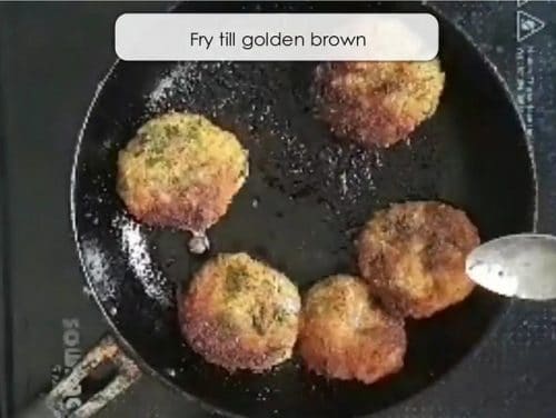 Cutlet using leftover rice