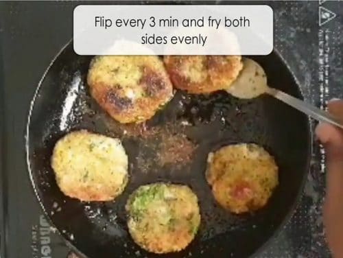 Cutlet using leftover rice