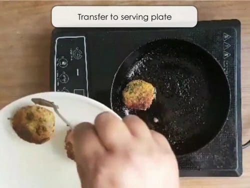 Cutlet using leftover rice