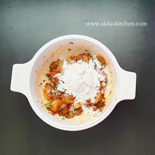 Restaurant style prawn fry