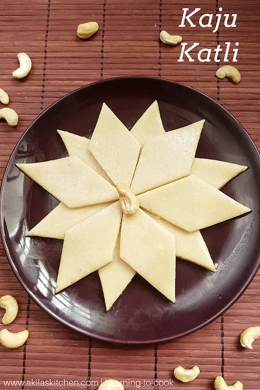 Kaju Katli | Cashew Burfi