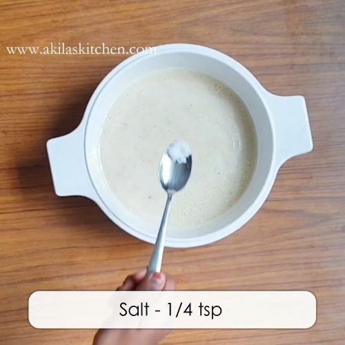 Eggless banana pancake using wheat flour