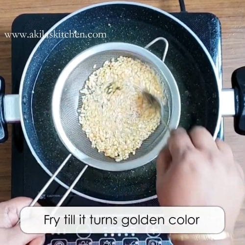 Fried moong dal moong dal fry