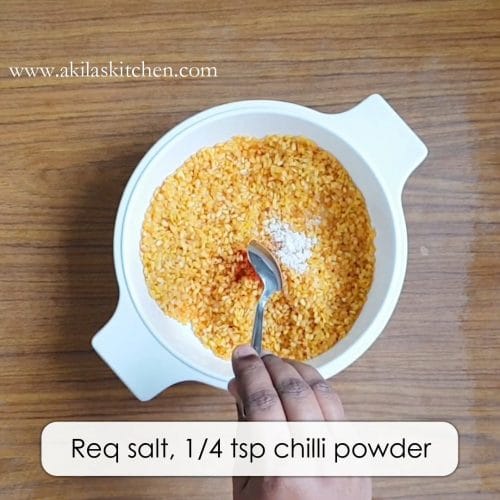 Fried moong dal moong dal fry