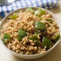 Capsicum masala rice