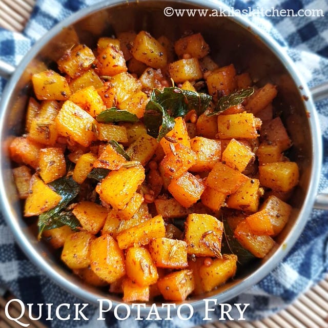 Quick potato fry