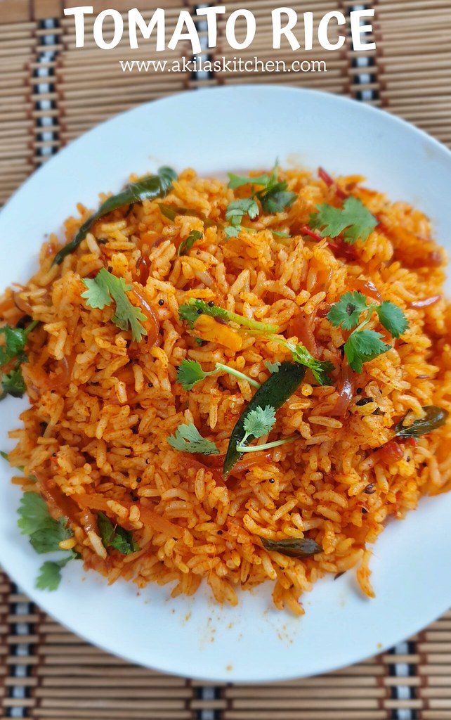 Tomato Rice Thakkali Sadham