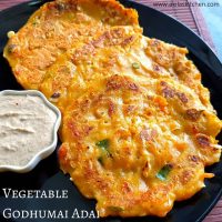 Vegetable godhumai dosa