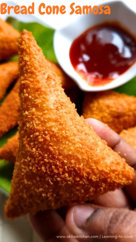 Bread Cone Samosa