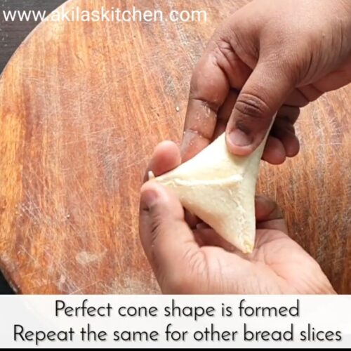 Bread Cone Samosa 