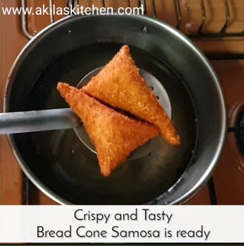 Bread Cone Samosa 